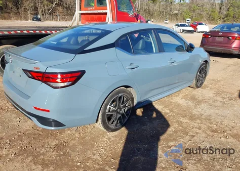 2025 Nissan Sentra Sr from USA, damaged, VIN 3N1AB8DV0SY291503